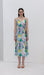 Flower Print Slip Midi Dress