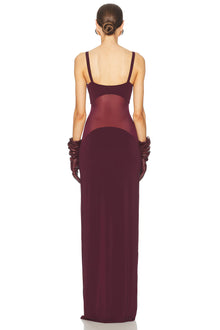 Spaghetti Strap Mesh Splicing Bodycon Dress