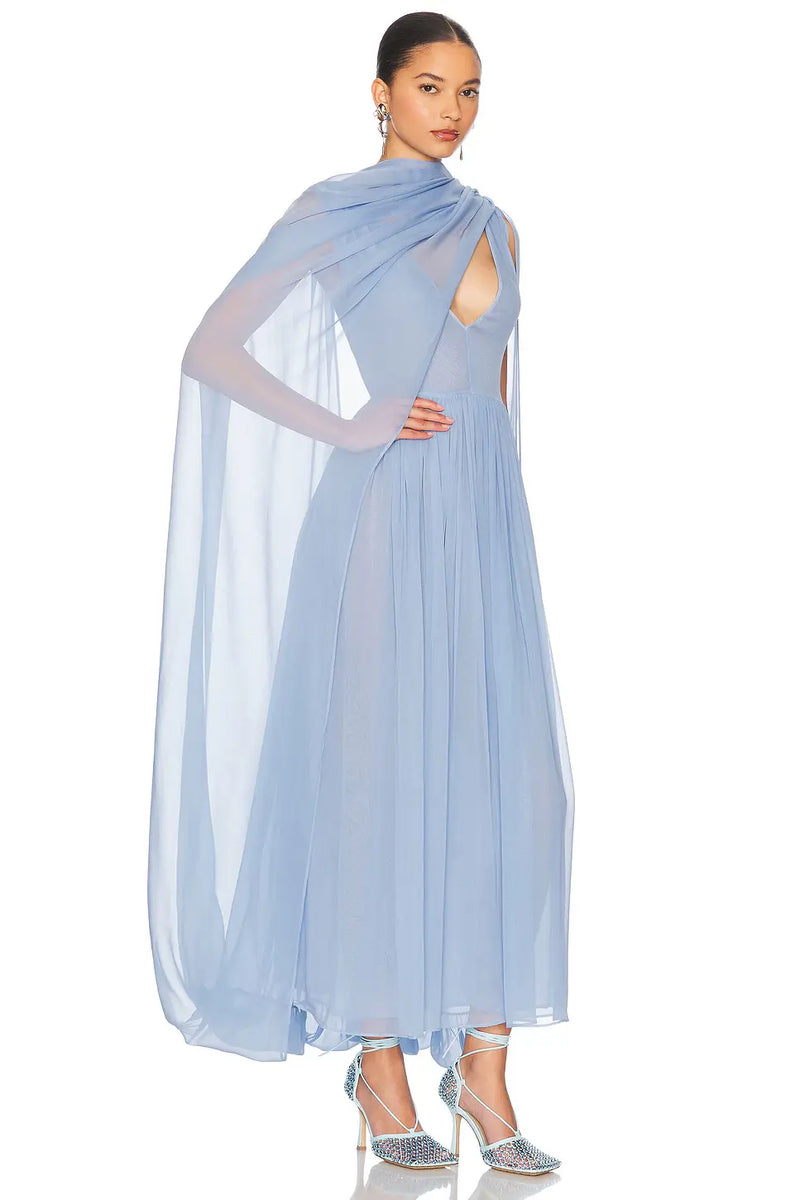 Dress in Silk Chiffon