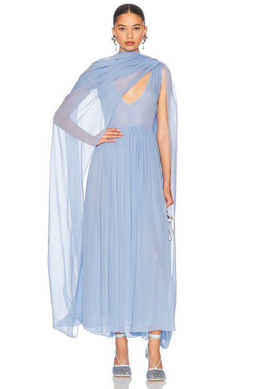 The Sabine Dress in Silk Chiffon