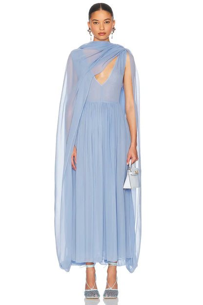 The Sabine Dress in Silk Chiffon
