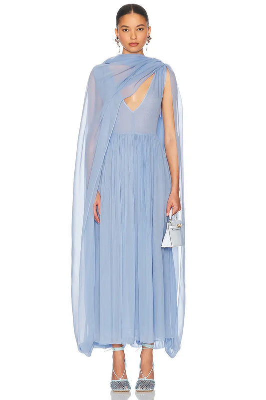 The Sabine Dress in Silk Chiffon