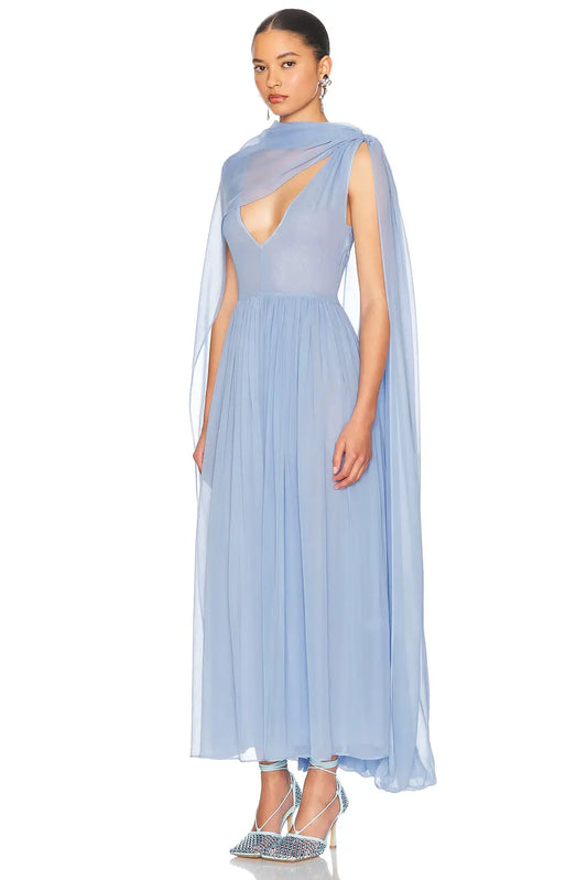 The Sabine Dress in Silk Chiffon