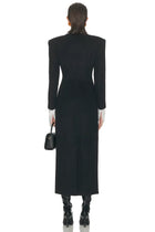 Retro Square Collar Wool Coat