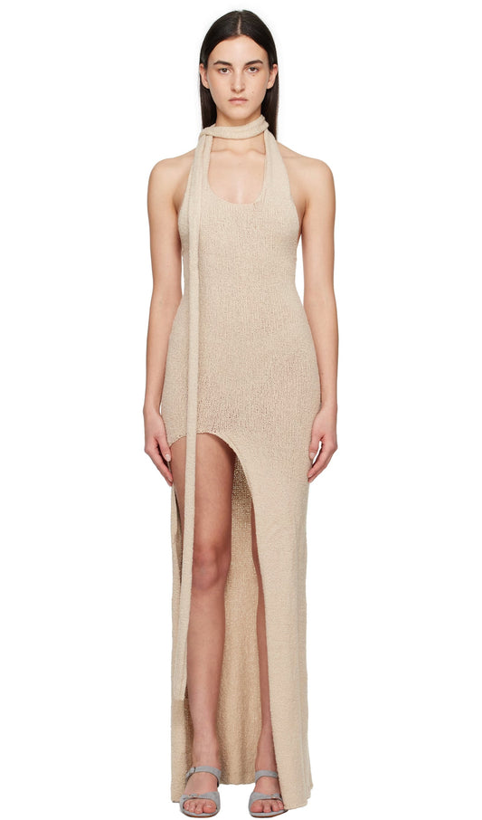 Halter Neck Maxi Dress