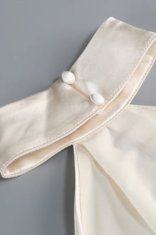 Halter Neck Open-Back Mini Dress