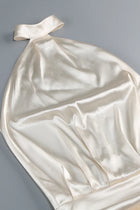 Halter Neck Open-Back Mini Dress