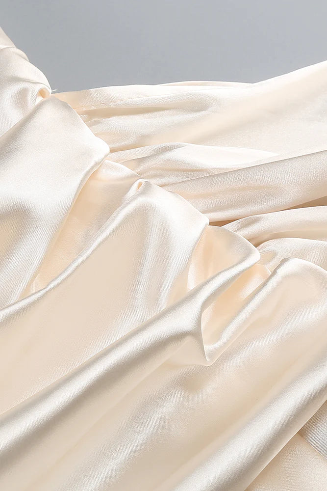 Halter Neck Open-Back Mini Dress