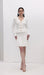 Hollow Ruffle Knite Mini Dress