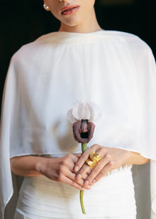 Scarf-Style Backless Maxi Dress