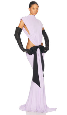 Jersey  Cut Out Detail Maxi Dress