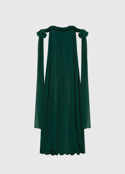 Camilla Draped Floor Length Dress