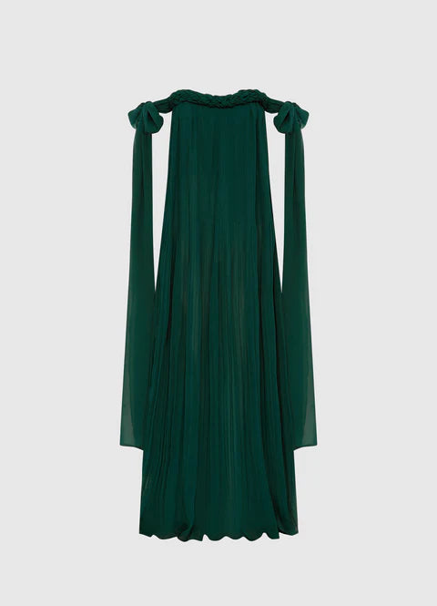 Camilla Draped Floor Length Dress