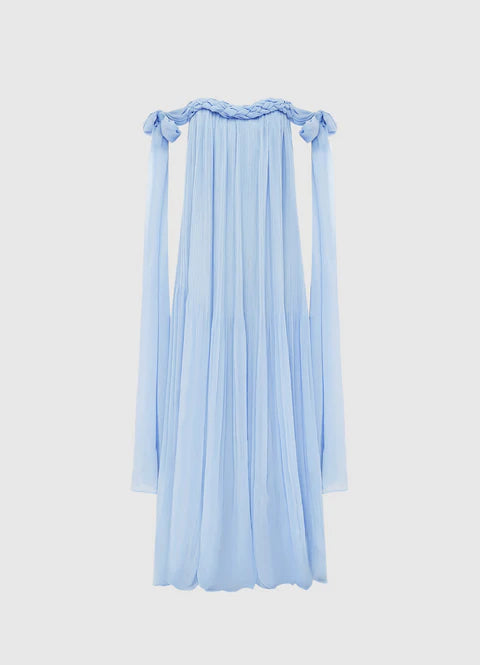 Camilla Draped Floor Length Dress