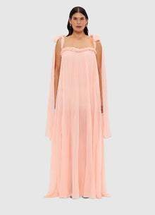 Camilla Draped Floor Length Dress