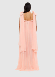 Camilla Draped Floor Length Dress
