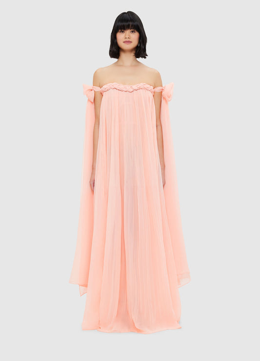 Camilla Draped Floor Length Dress