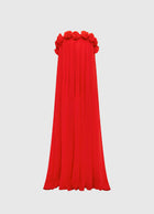 Camilla Draped Floor Length Dress