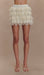 Lace Ruffle Mini Skirt