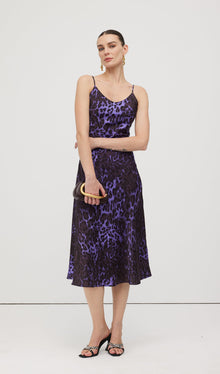 Leopard Print Midi Dress