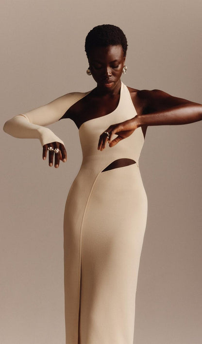 Manifesto Sleeve Midi Dress