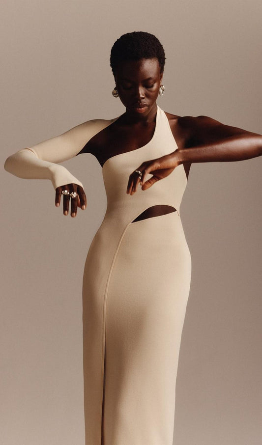 Manifesto Sleeve Midi Dress