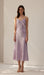 Satin Vest Midi Dress