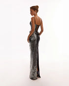 Sequin Spaghetti Strap Corset Top and Skirt Two-Piece Set