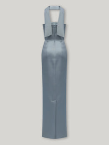 Bust Bow Cut-Out Strapless Dress