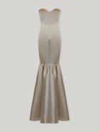 Satin Strapless Mermaid Gown