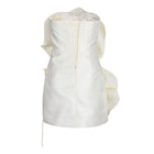 Strapless 3D Flower Mini Dress