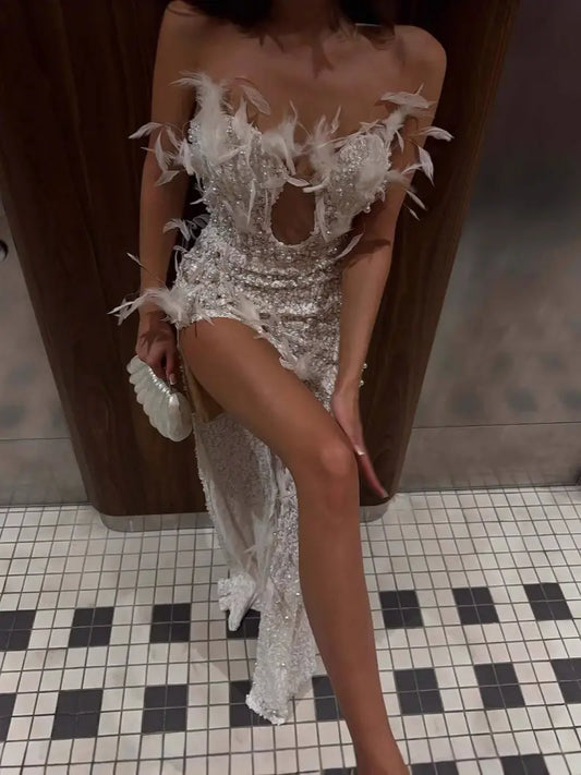 White Formal Dress