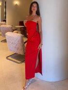 Off shouder Strapless Dress