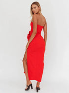 Off shouder Strapless Dress
