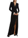V-Neck Jersey Twist Maxi Dress