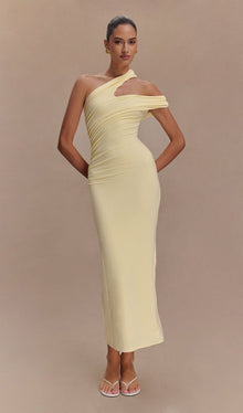 One Shoulder Modal Midi Dress