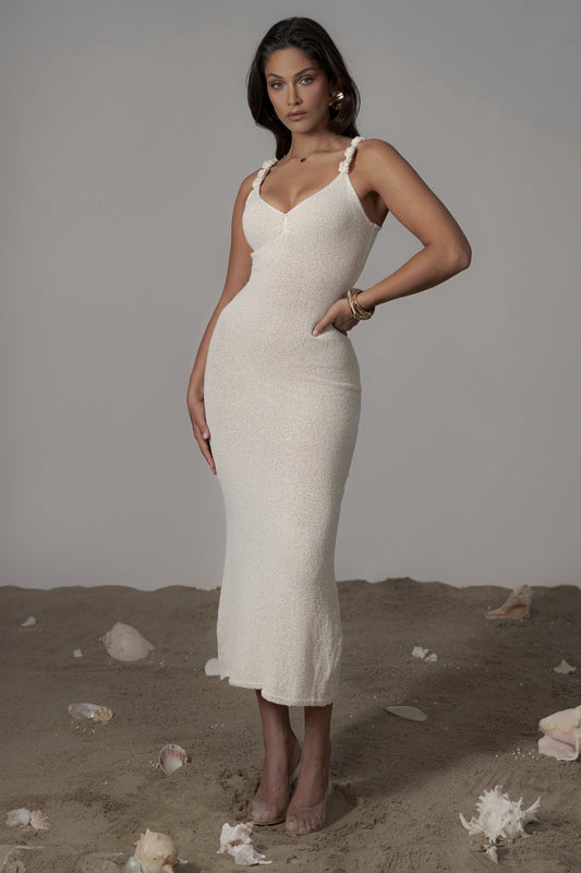 Cream Margo Maxi Dress