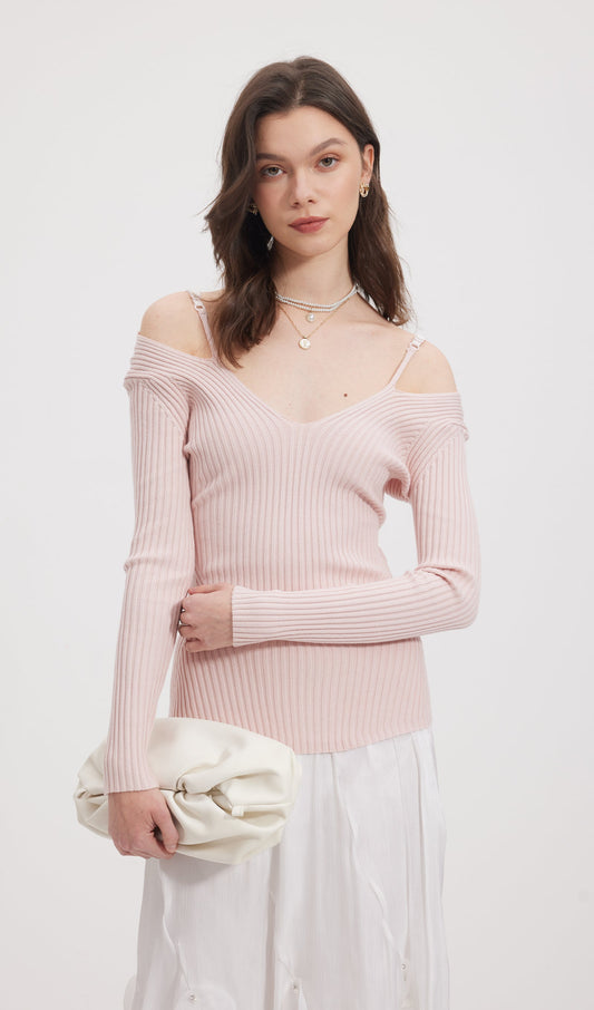 Long Sleeve Knitted  Top