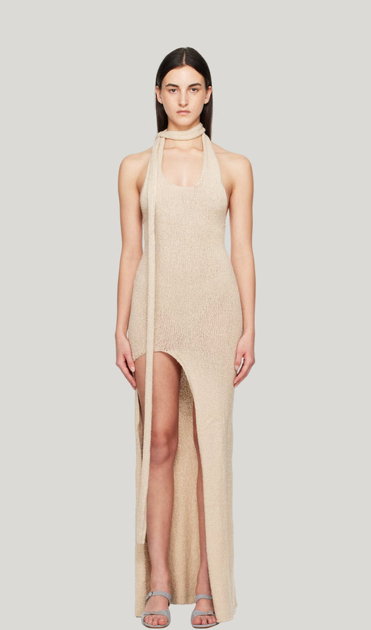 Halter Neck Maxi Dress
