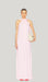 Twisted Georgette Gown Maxi Dress