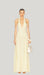 Halter V Neck Maxi Dress