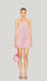 Sheer Ruffled Tank Mini Dress