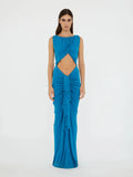Bateau Drape Disconnect Tank Dress