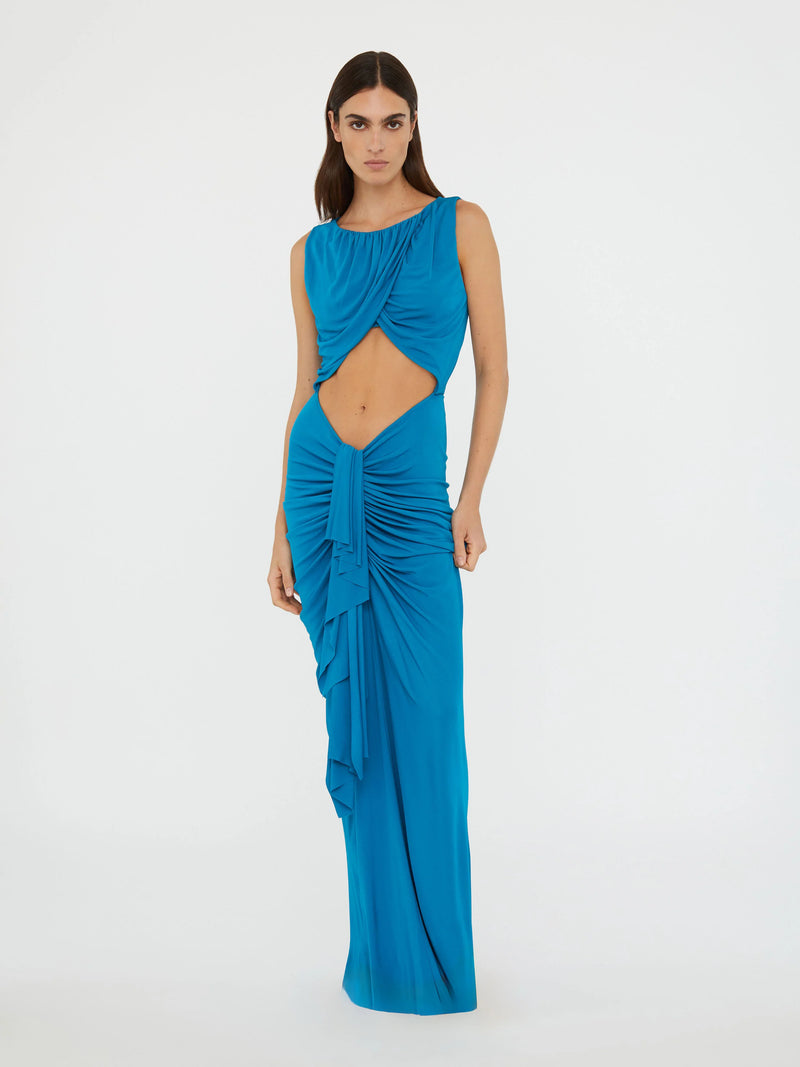 Bateau Drape Disconnect Tank Dress