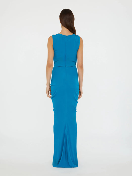 Bateau Drape Disconnect Tank Dress