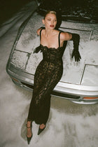 Spaghetti Strap Lace Bodycon Dress