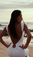 Solid Bodycon Maxi Dress