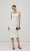Solid Metallic Midi Dress