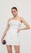 Solid Petal Mini Dress