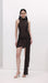 Solid Slinky Mini Dress